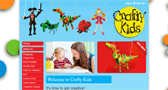 Desktop Screenshot of crafty-kids.co.uk